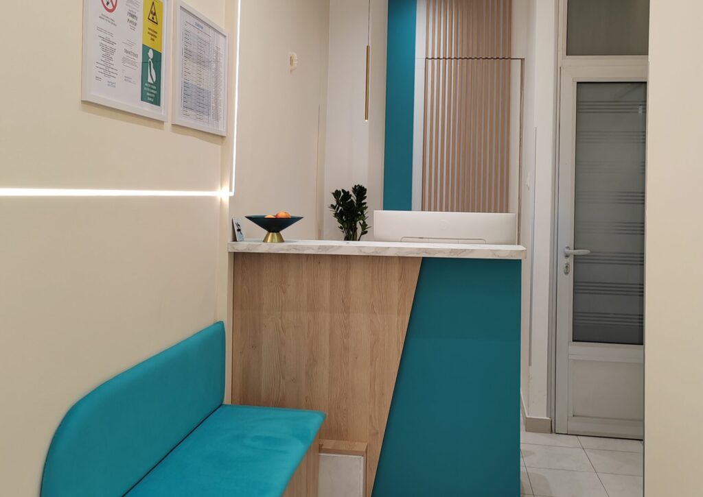 Recepcija centra za snimanje zuba, Venizelosova 3 Beograd